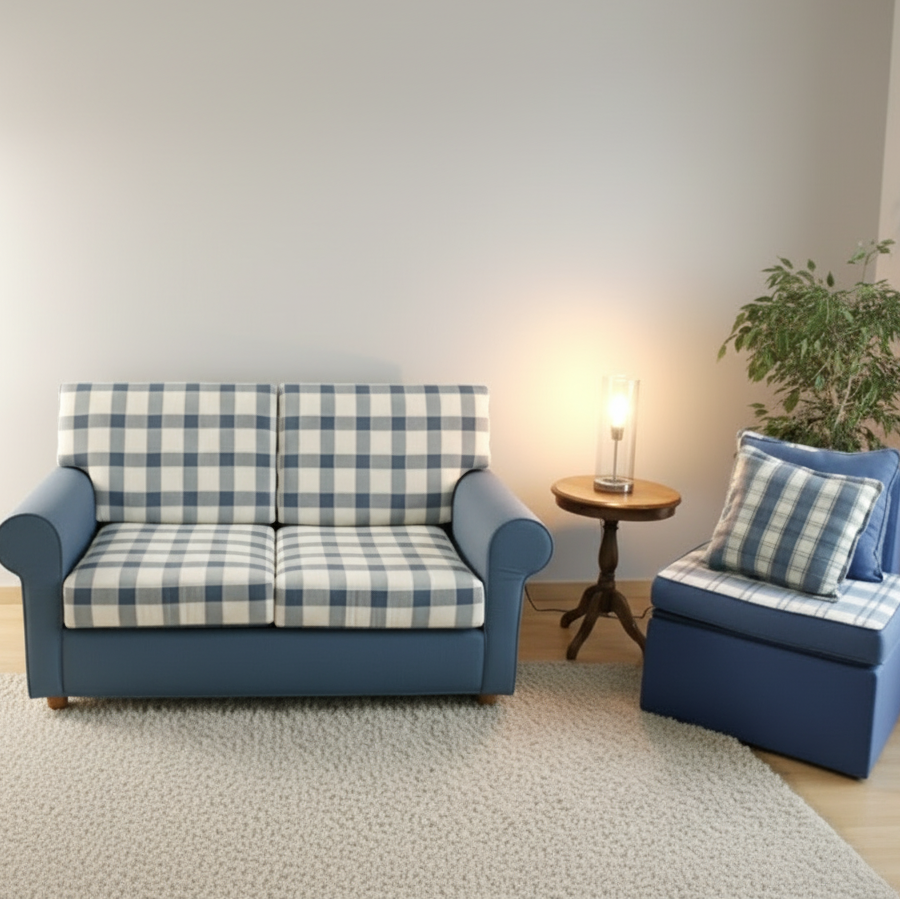 Atmosfera Country-Chic in Blu